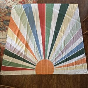 Colorful Sunburst Shower Curtain